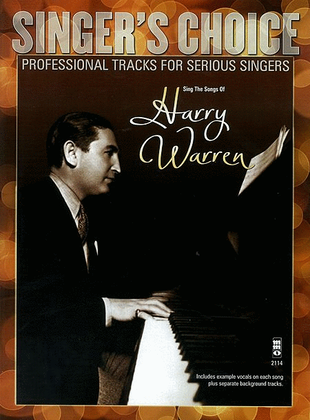 Book cover for Sing the Songs of Harry Warren