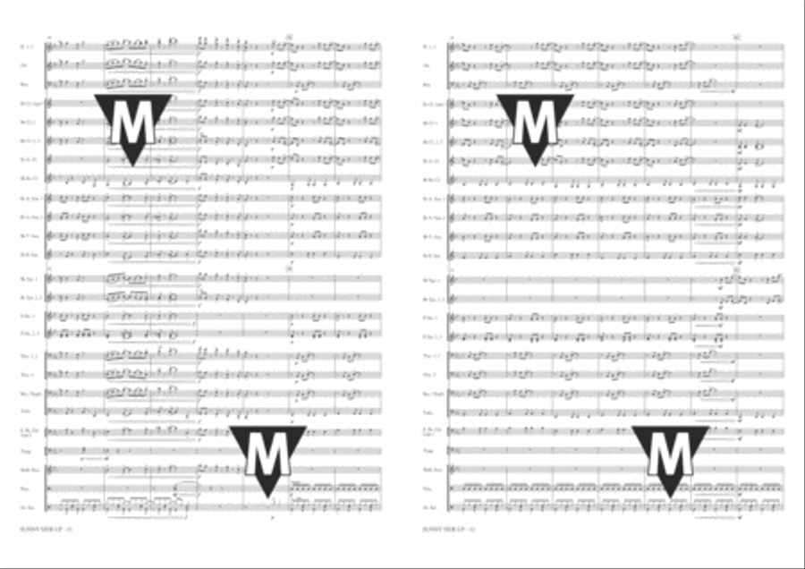 Sunny Side Up Concert Band scores gallery preview page 7