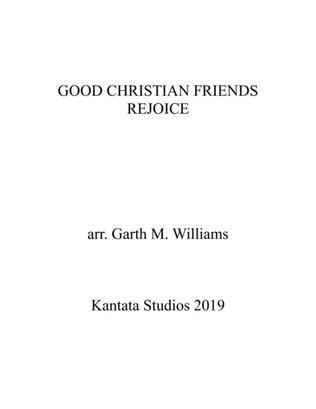 Book cover for GOOD CHRISTIAN FRIENDS REJOICE FOR VIOLA AND PIANO