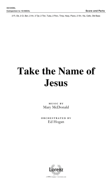 Take the Name of Jesus - Orchestral Score and Parts