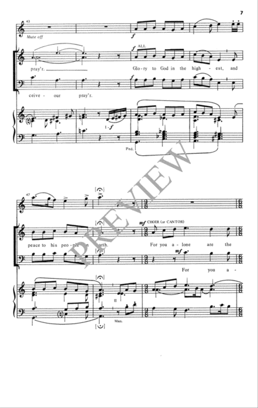 Gloria for Eastertime - Two-part edition 2-Part scores gallery preview page 8
