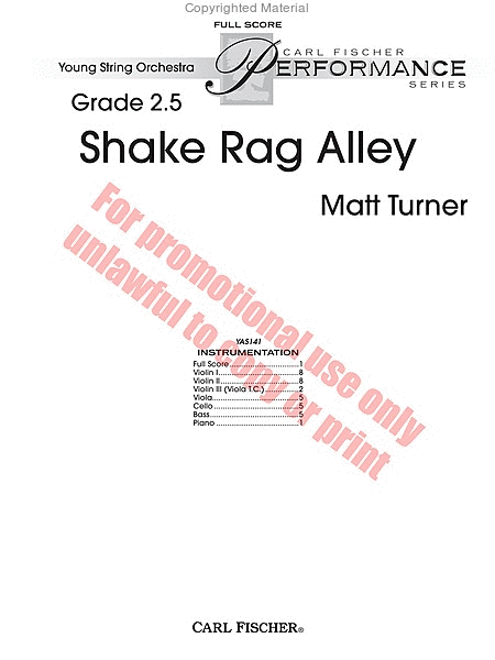 Shake Rag Alley