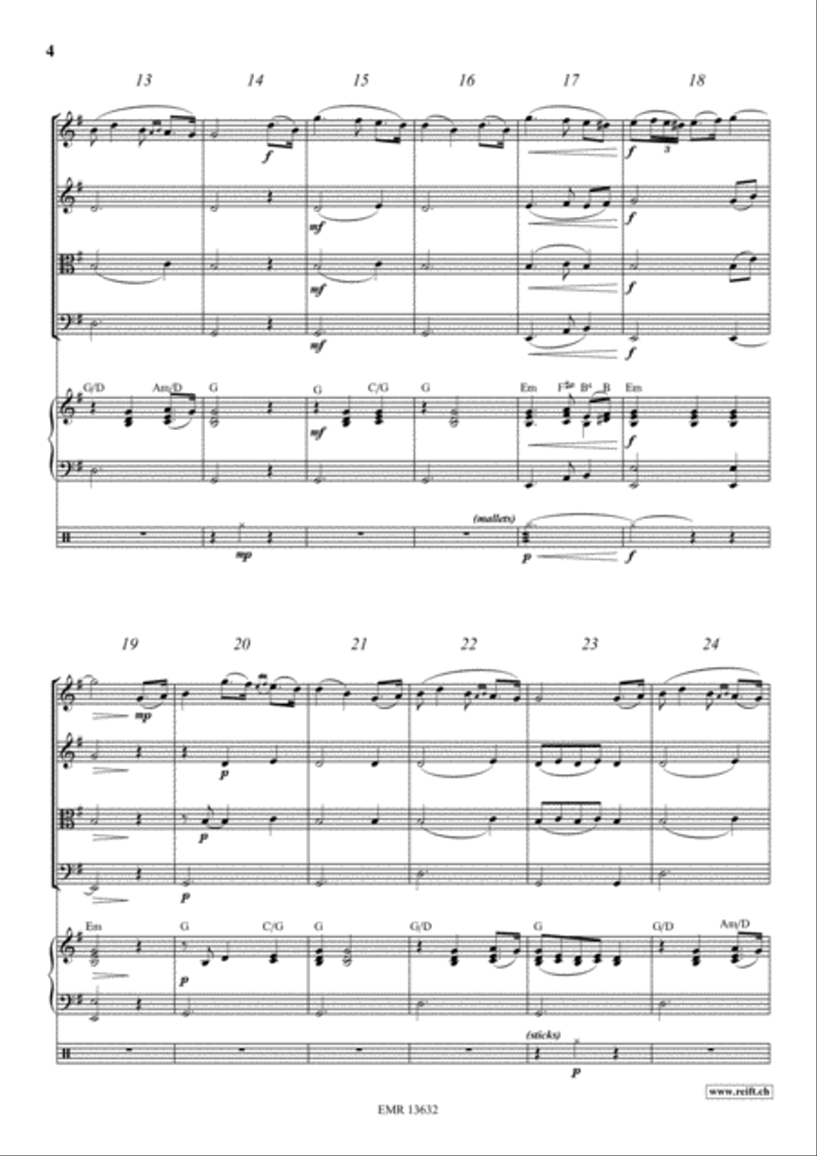 The Last Rose Of Summer String Quartet scores gallery preview page 4