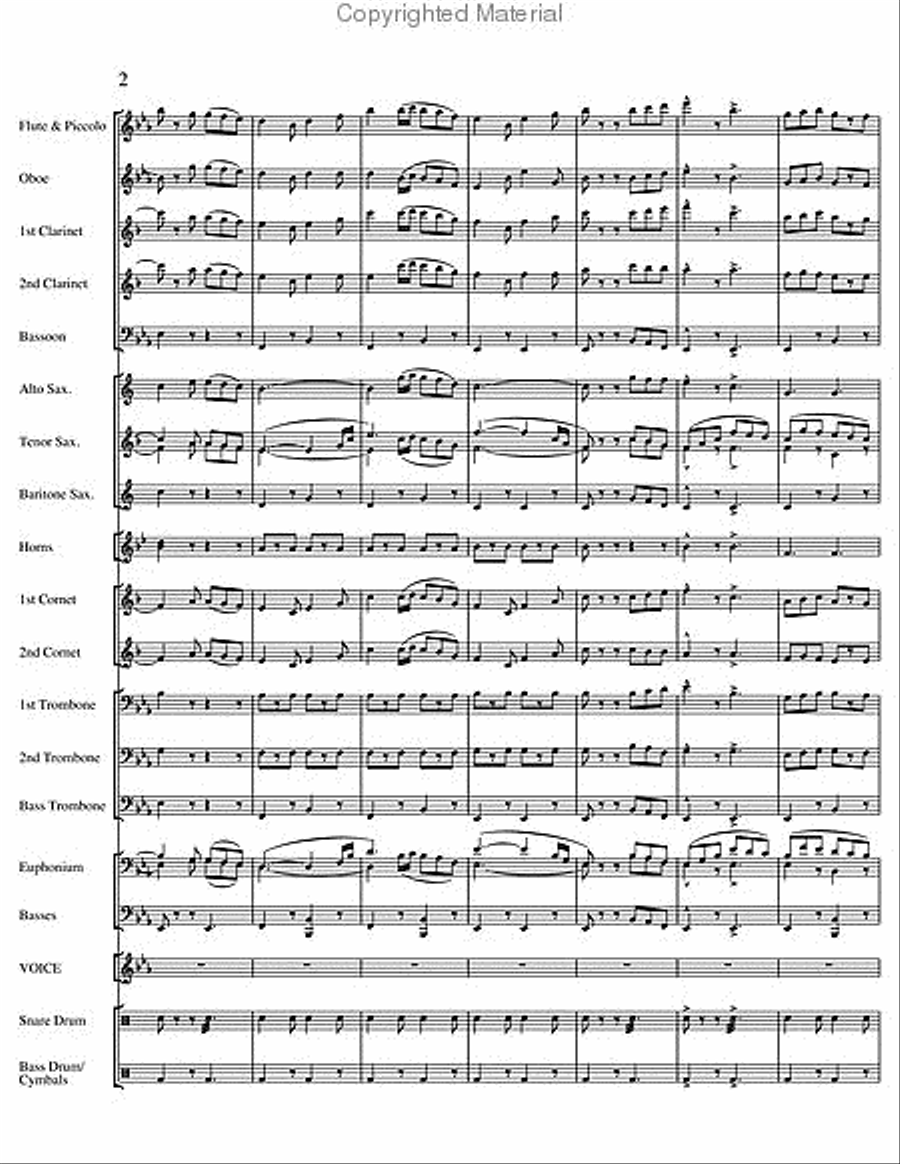 Heroes of New York Concert Band scores gallery preview page 3