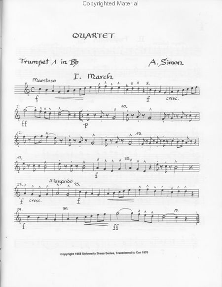 Quartet in 8 Movements ( Sear)