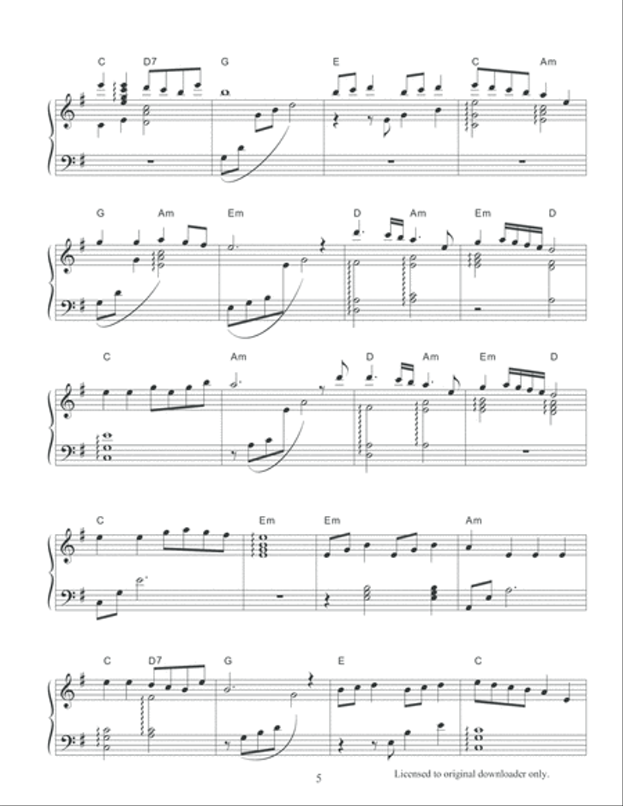 Solo Harp Harp scores gallery preview page 6
