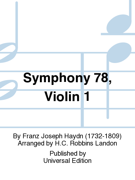 Symphony 78, Violin 1