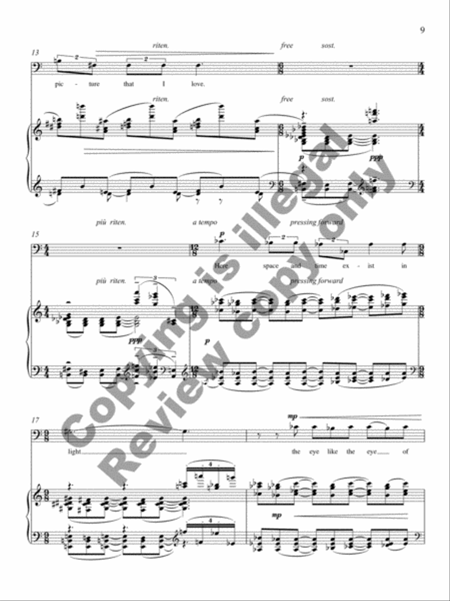 Songs for Baritone, Volume 1 Baritone Voice scores gallery preview page 9