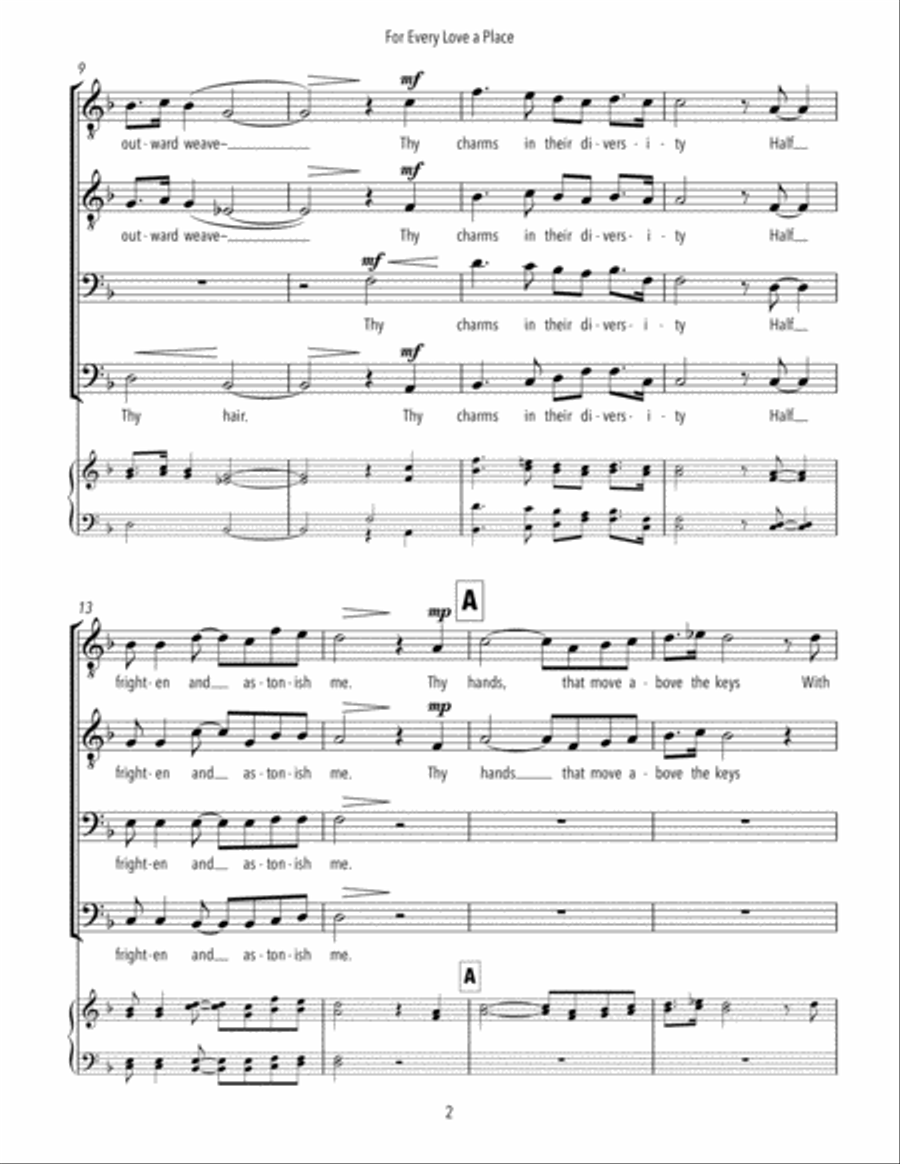 For Every Love a Place TTBB scores gallery preview page 4