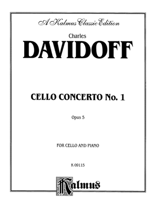 Book cover for Davidoff: Cello Concerto No. 1