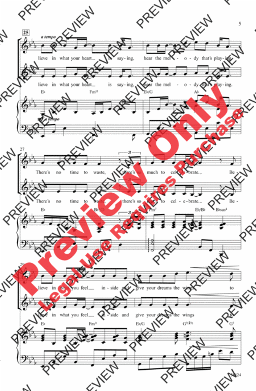 Believe 2-Part scores gallery preview page 5
