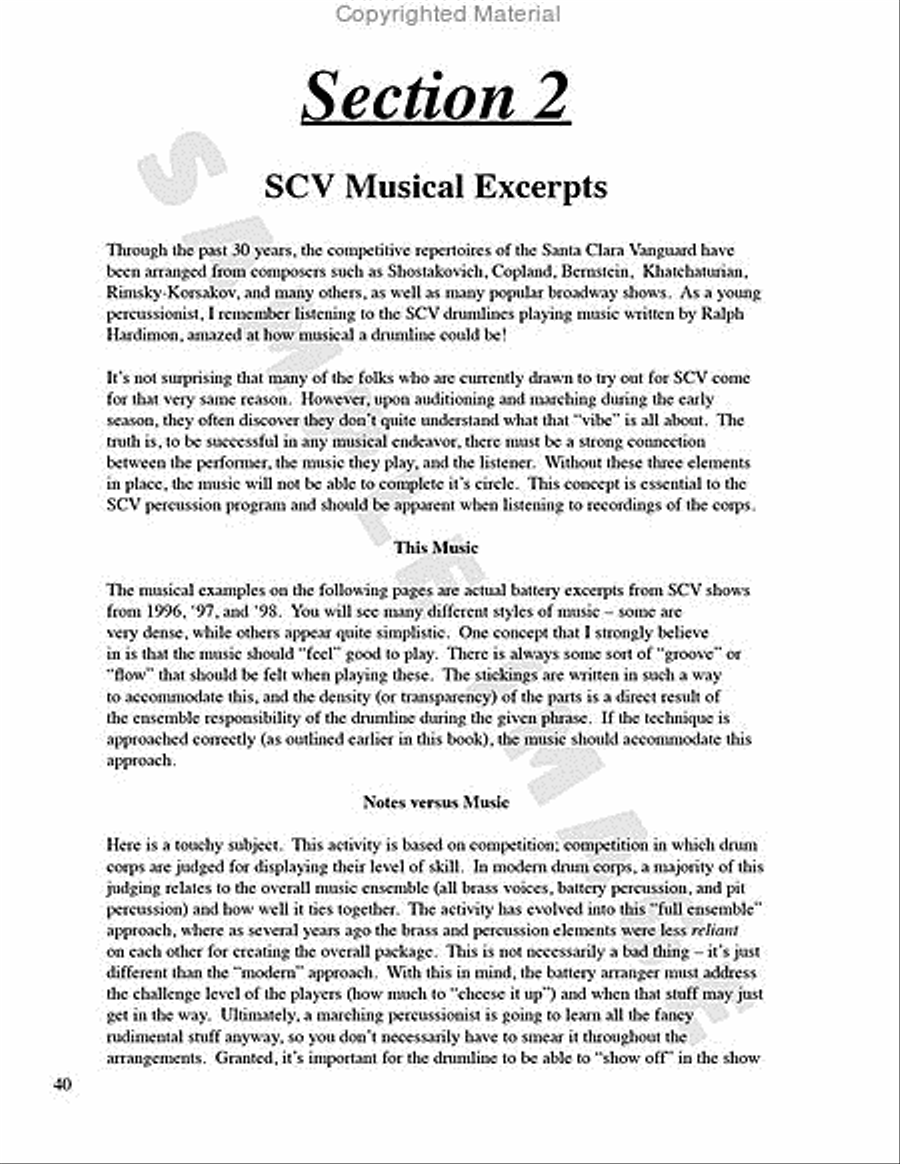 Fresh Perspectives for the Modern Drumline Percussion scores gallery preview page 11