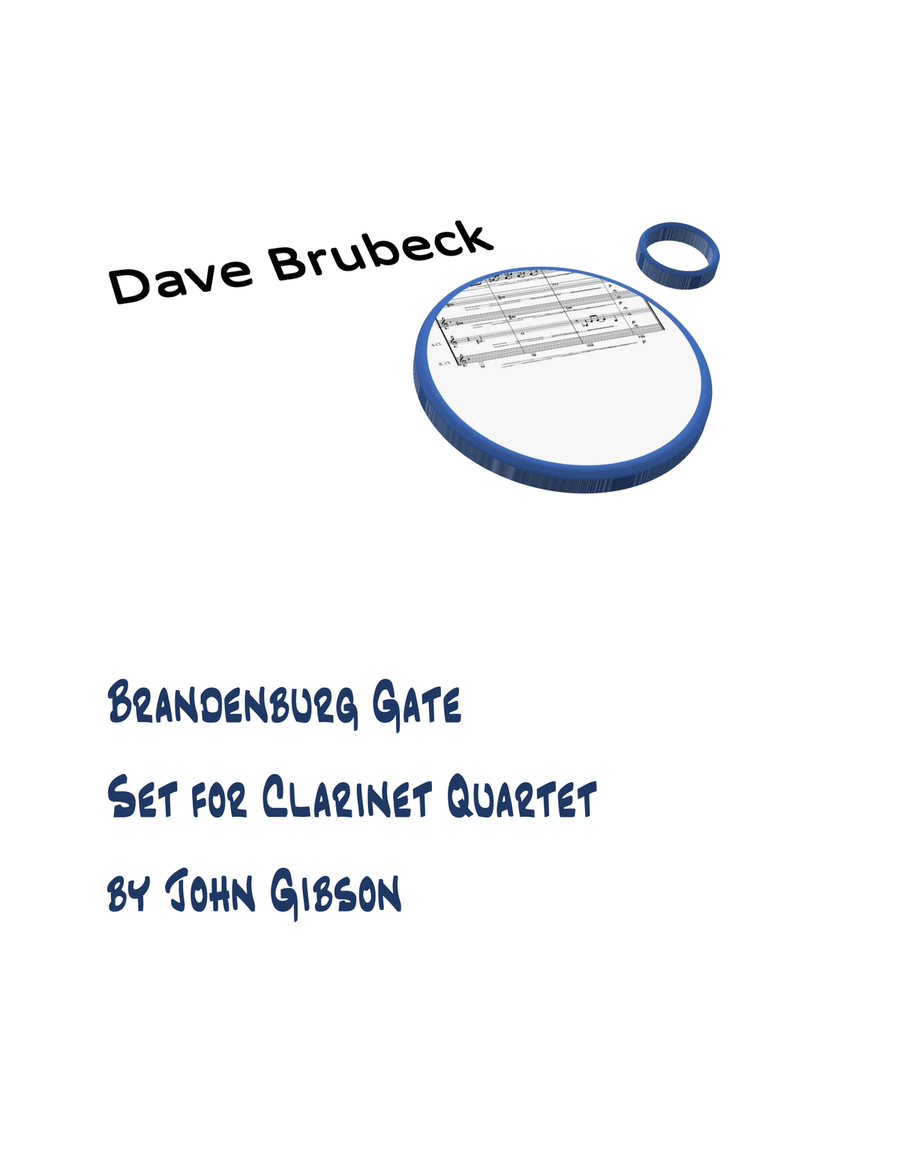 Brandenburg Gate Brandenburg Gate Woodwind Quartet scores gallery preview page 1