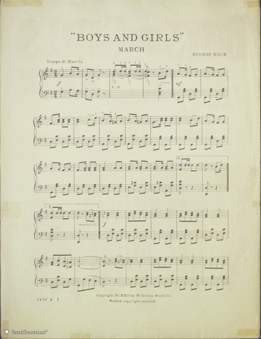 Boys and Girls March Easy Piano scores gallery preview page 2
