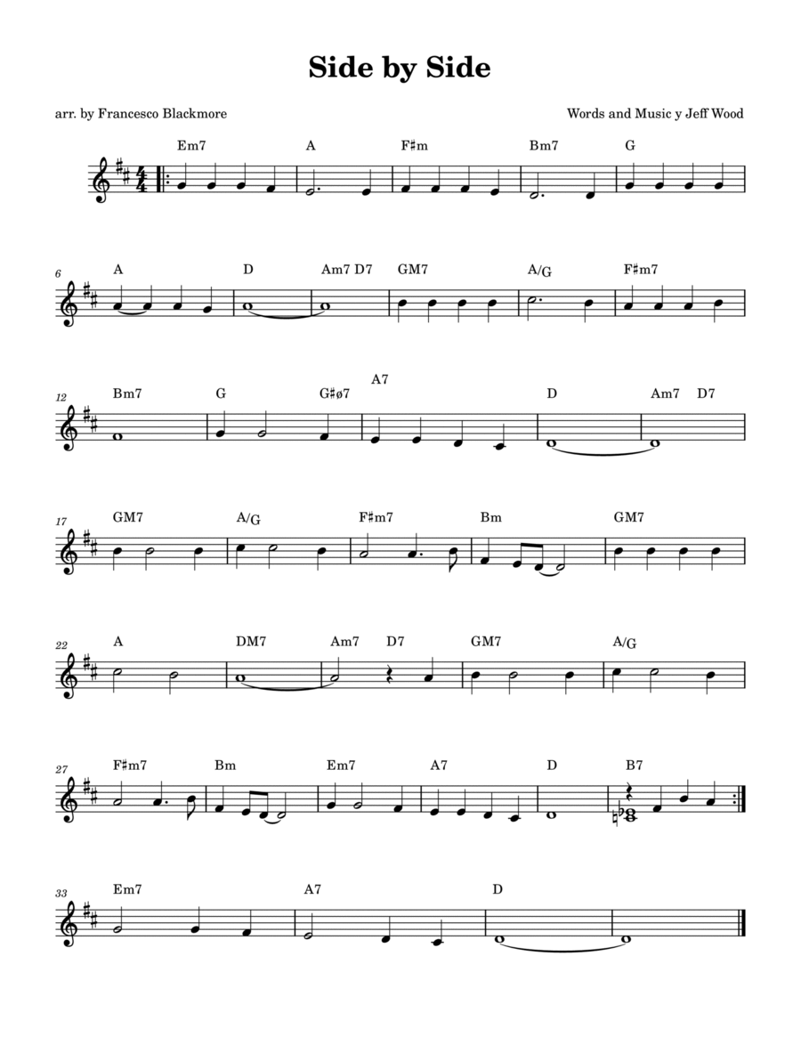 Side by Side Piano scores gallery preview page 1