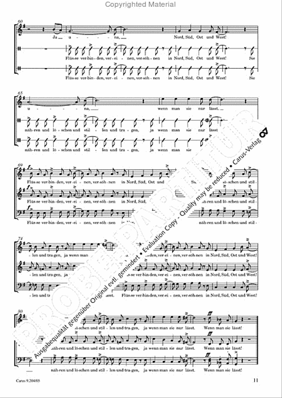 Flusse wie du 3-Part scores gallery preview page 12