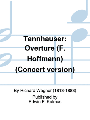 Book cover for TANNHAUSER: Overture (F. Hoffmann) (Concert version)