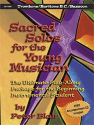 Book cover for Sacred Solos for the Young Musician: Tbn/Bari BC/Bssn