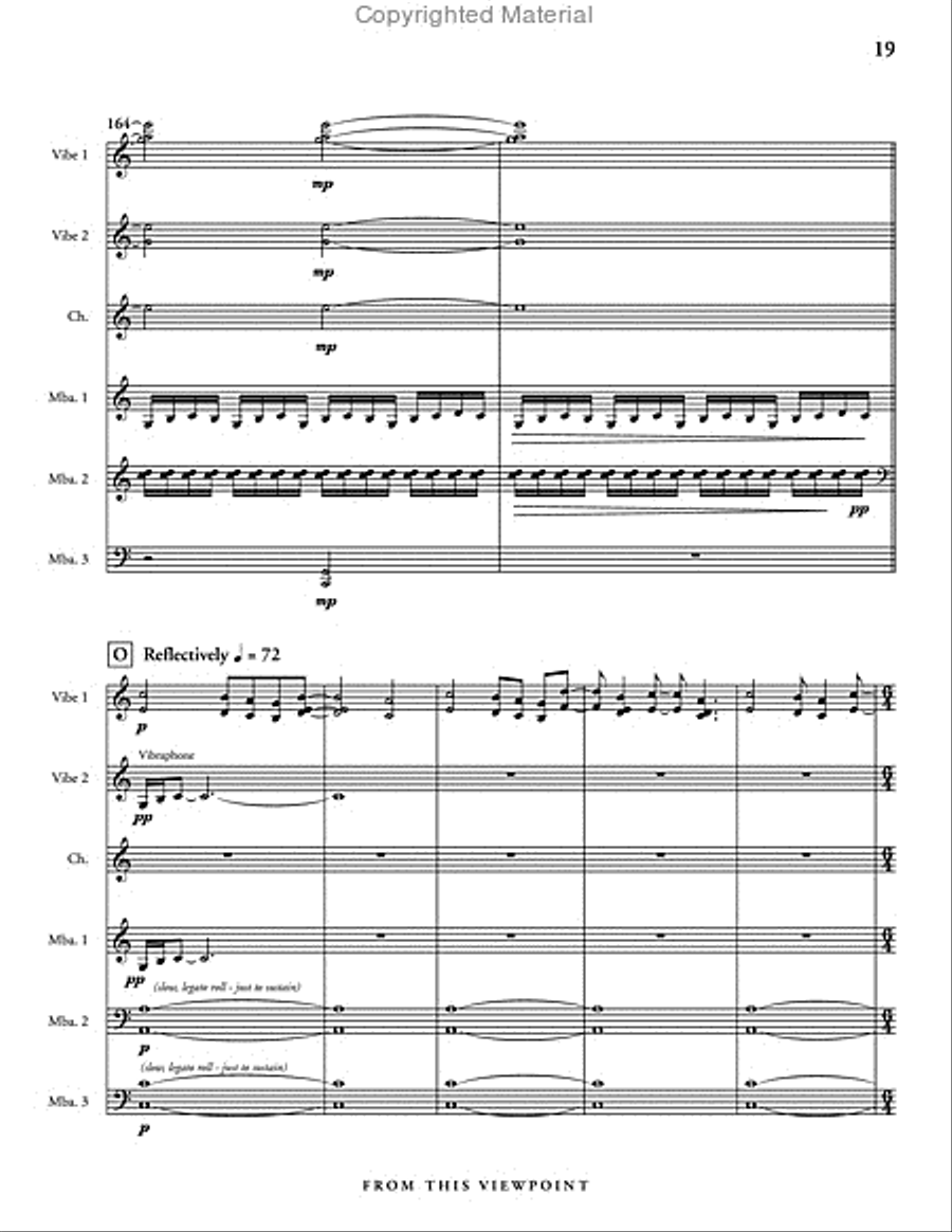 From this Viewpoint Percussion Ensemble scores gallery preview page 20