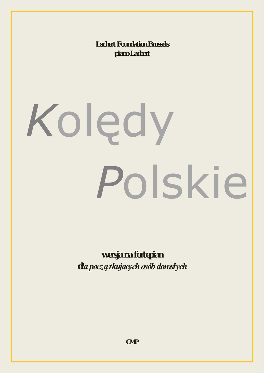 Kolędy Polskie (Polish Christmas Carols) for piano /keyboards, arrangement for begginers Easy Piano scores gallery preview page 1