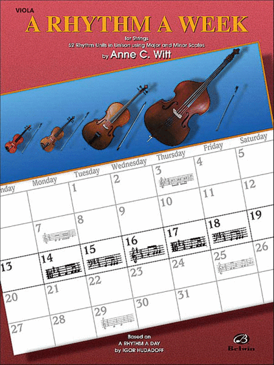 A Rhythm a Week (Based on A Rhythm a Day by Igor Hudadoff) Chamber Orchestra scores gallery preview page 1