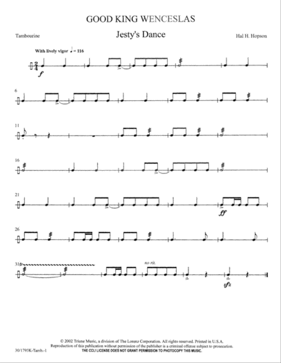 Good King Wenceslas - Inst Parts Choir scores gallery preview page 8