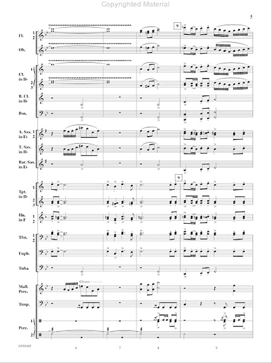 A Land Remembered A Land Remembered Concert Band scores gallery preview page 6