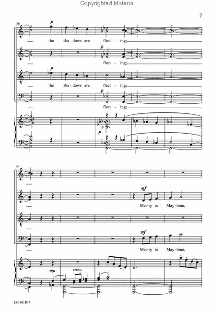 Sing All Ye Joyful 4-Part scores gallery preview page 6