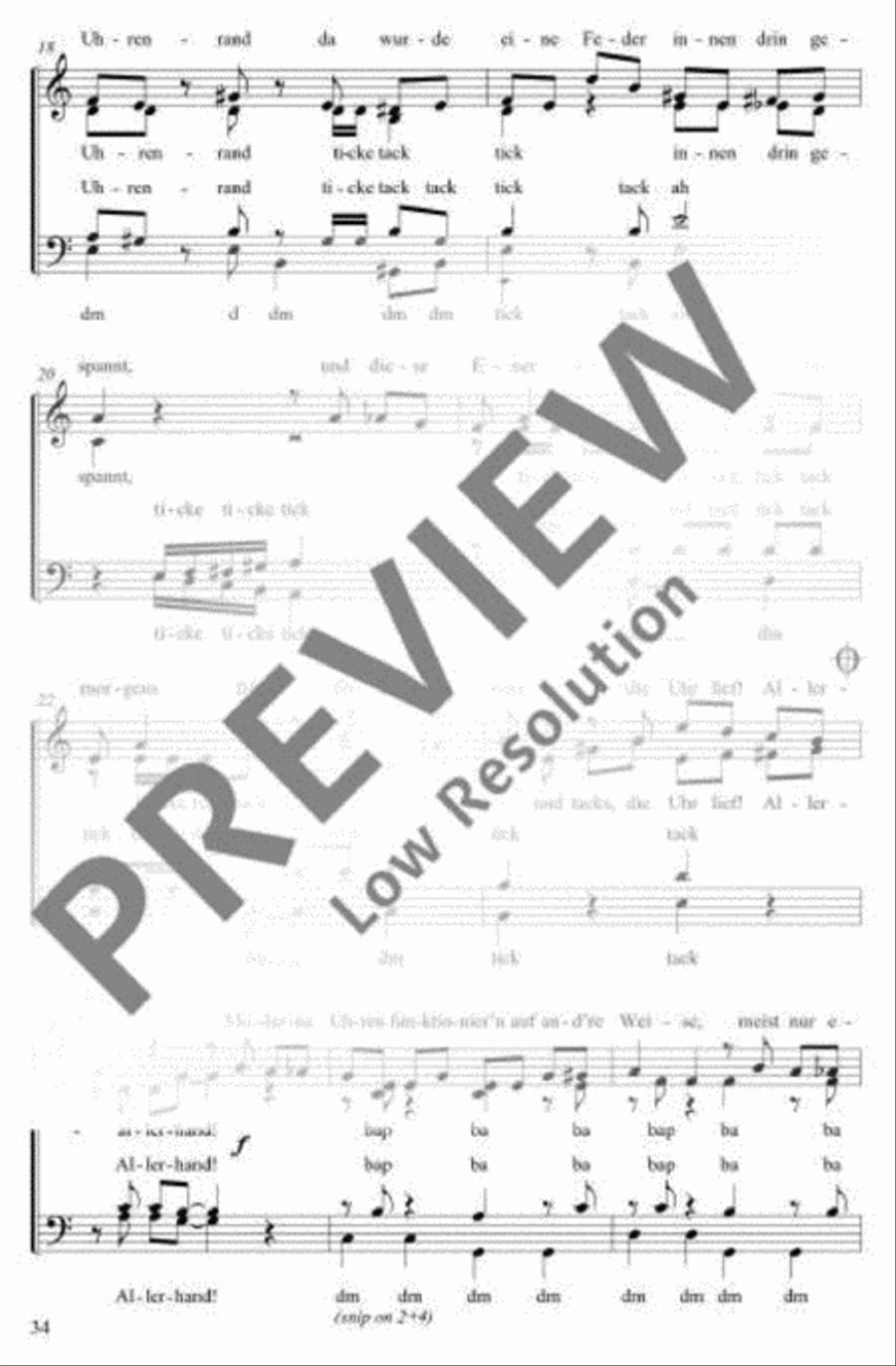 Ticke Ticke Tack Ticke Ticke Tack 4-Part scores gallery preview page 4