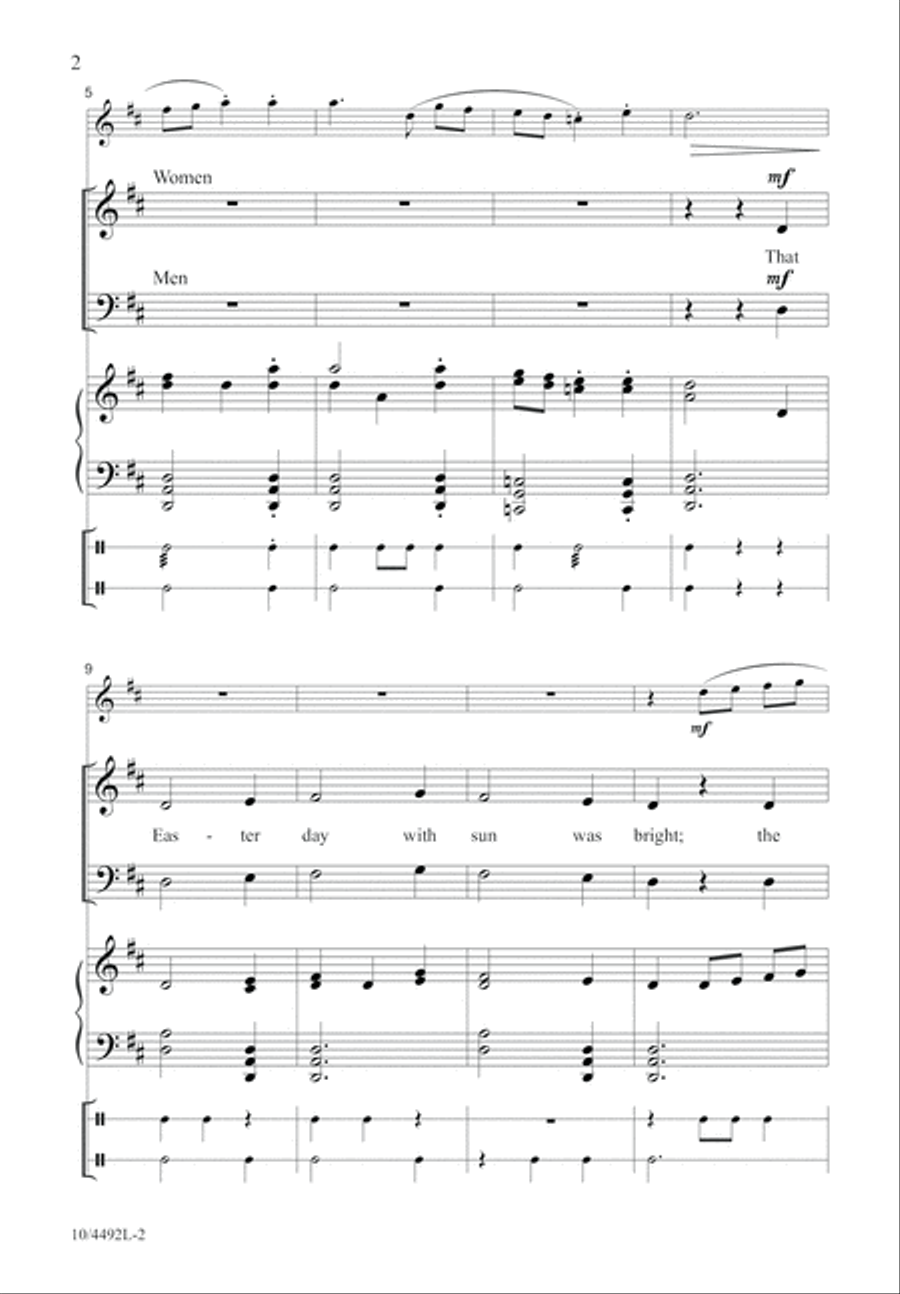 A Gaelic Easter Celebration 2-Part scores gallery preview page 2
