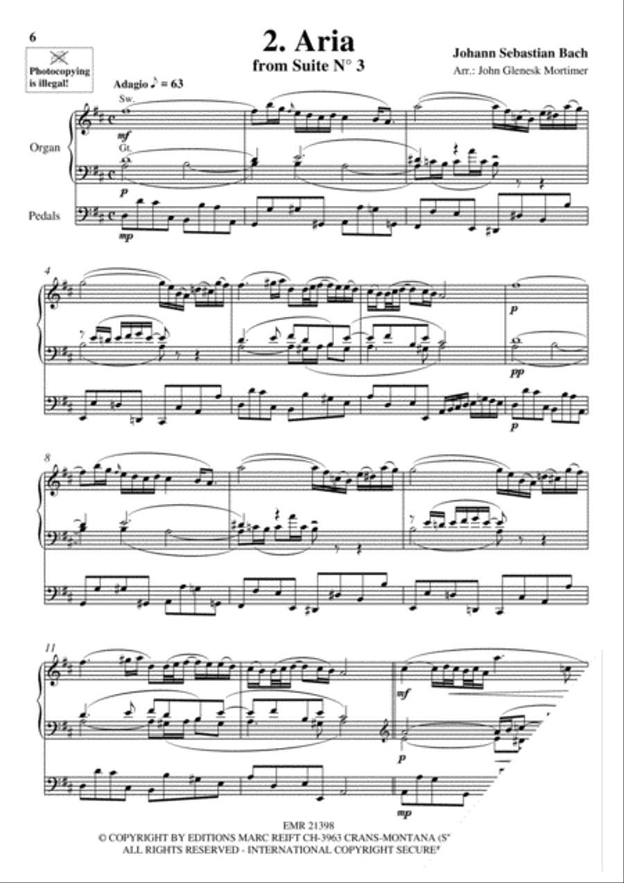 Wedding Favorites for Organ Trumpet scores gallery preview page 6