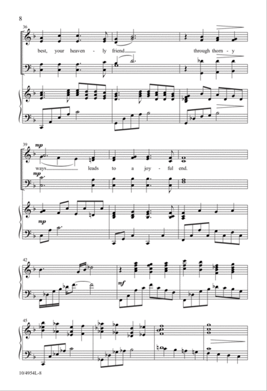 Be Still, My Soul Be Still, My Soul 4-Part scores gallery preview page 8