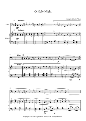 Book cover for O Holy Night - Adolphe-Charles Adam (Tuba + Piano)