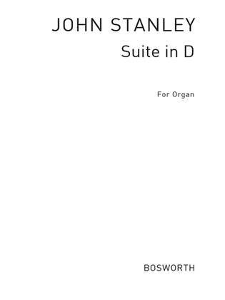 Book cover for Suite In D For Organ