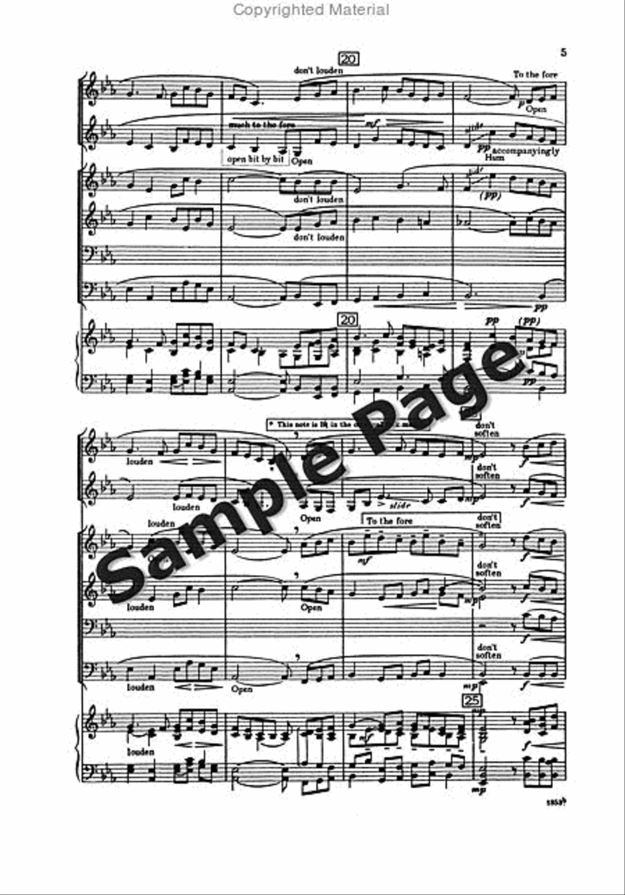 Irish Tune from County Derry Divisi scores gallery preview page 6