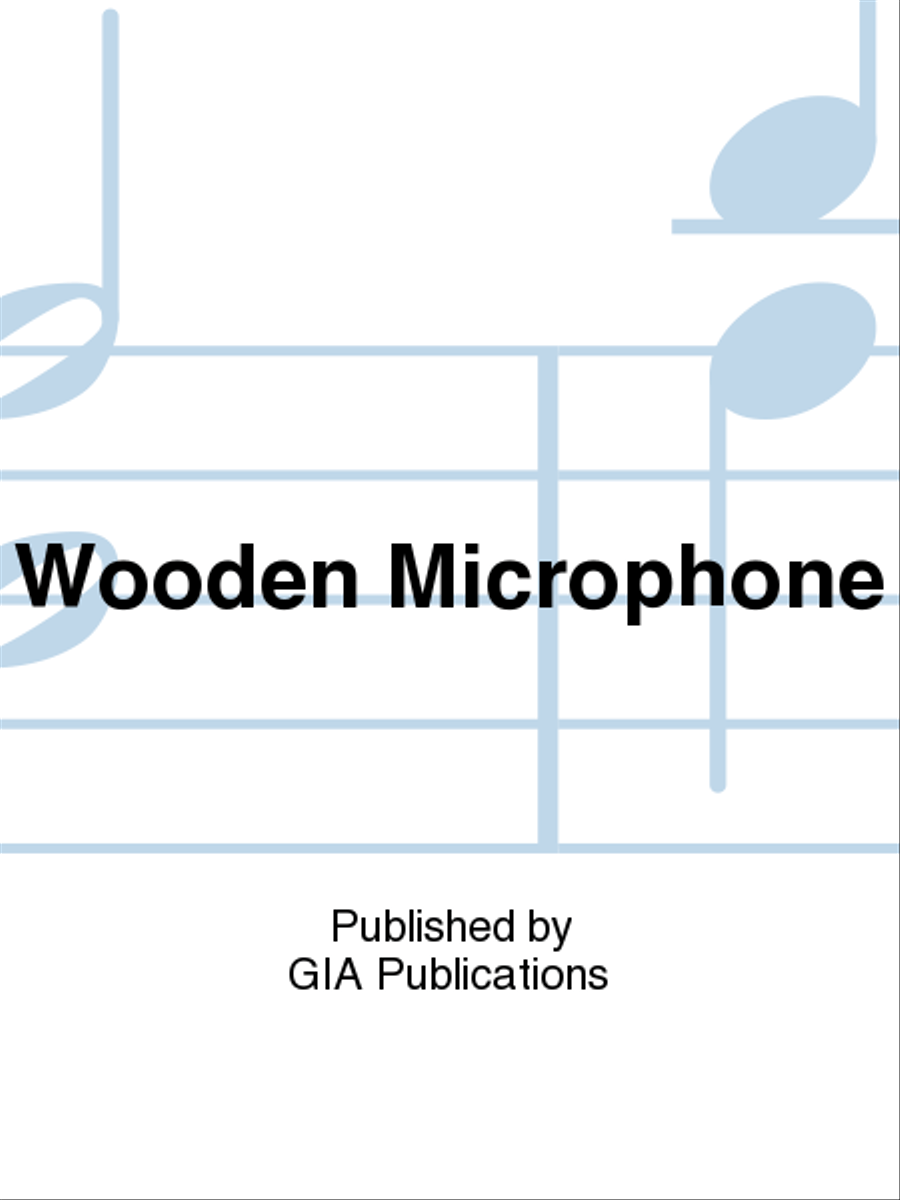 Wooden Microphone Microphones scores gallery preview page 1