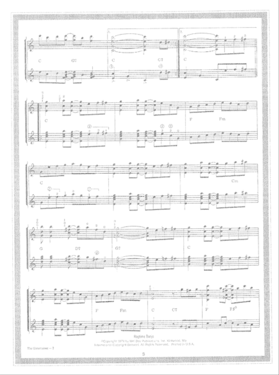 Ragtime Banjo For Tenor or Plectrum Banjo Banjo scores gallery preview page 9
