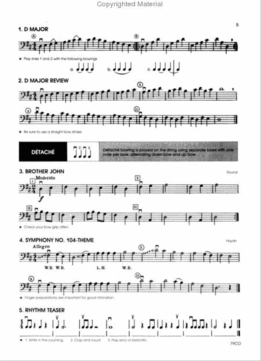 All For Strings Book 2 - Cello String Orchestra scores gallery preview page 2