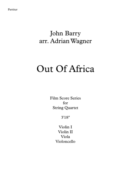 Out Of Africa End Title (you Are Karen)