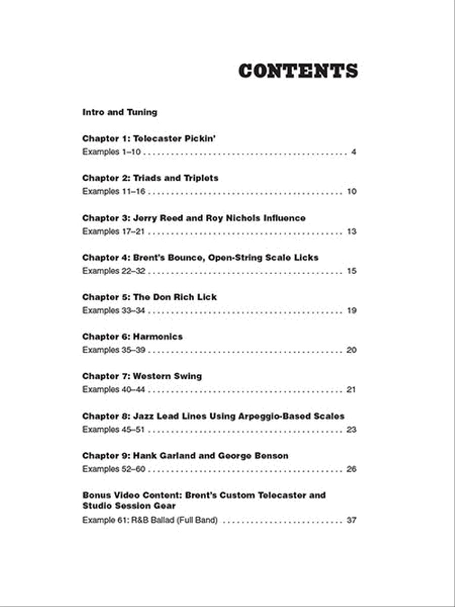 Brent Mason – Nashville Chops & Western Swing Guitar Electric Guitar scores gallery preview page 3