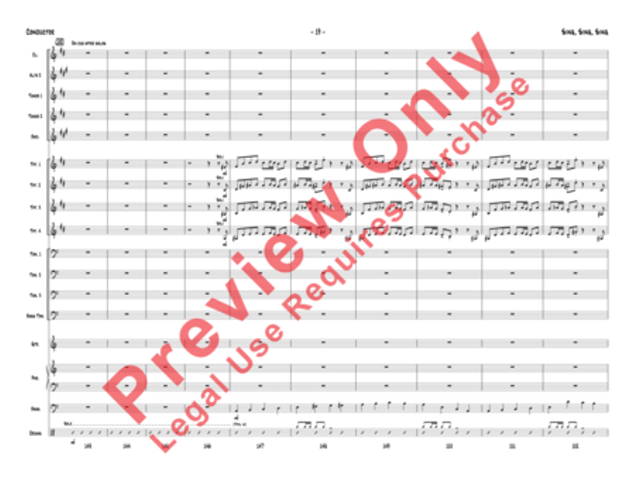 Sing, Sing, Sing Sing, Sing, Sing Jazz Ensemble scores gallery preview page 50