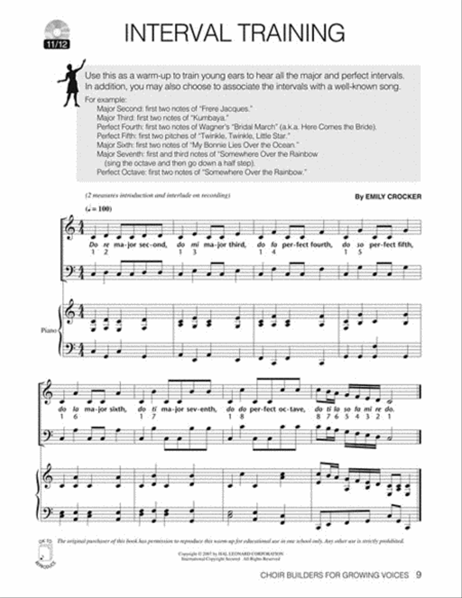 Choir Builders for Growing Voices Choir scores gallery preview page 4