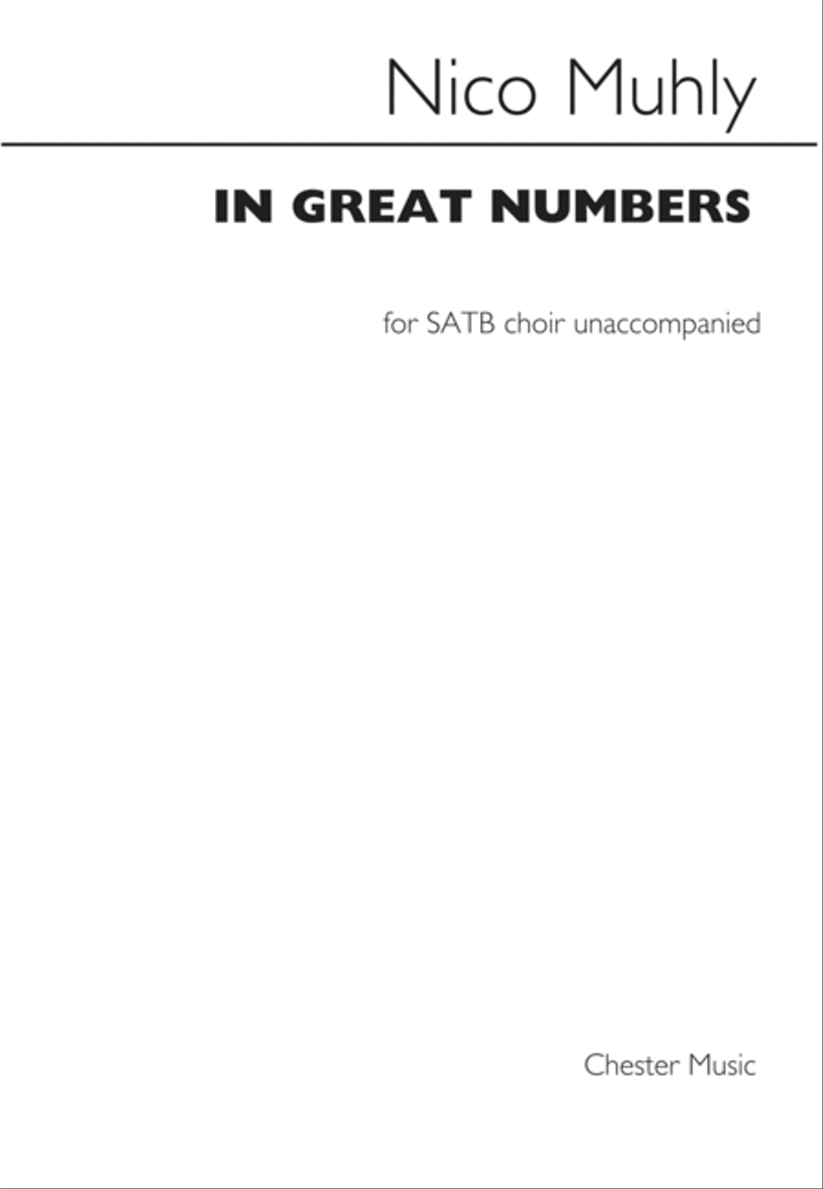 In Great Numbers 4-Part scores gallery preview page 1