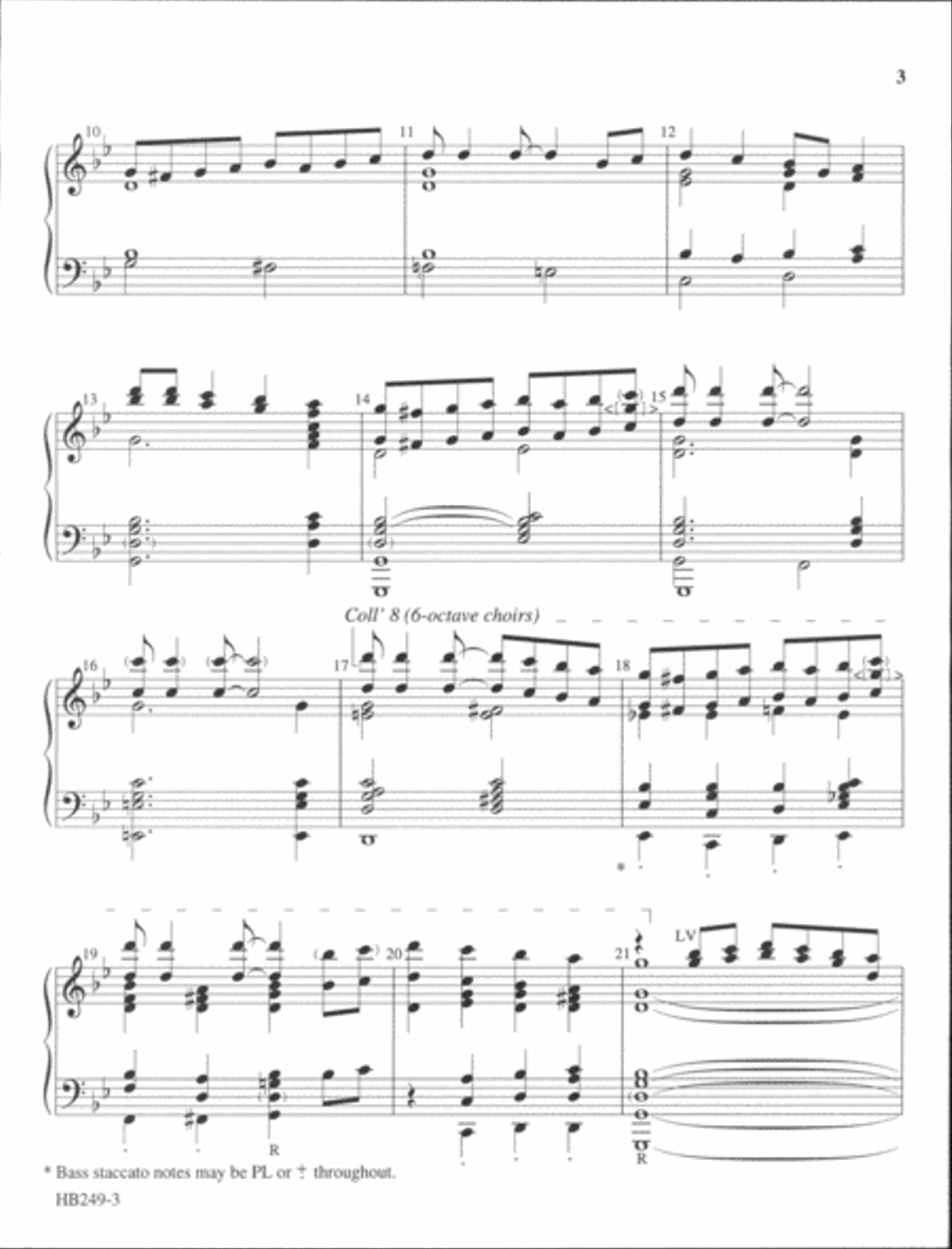 Joshua Fit the Battle of Jericho - Kinyon 5-Octaves scores gallery preview page 3