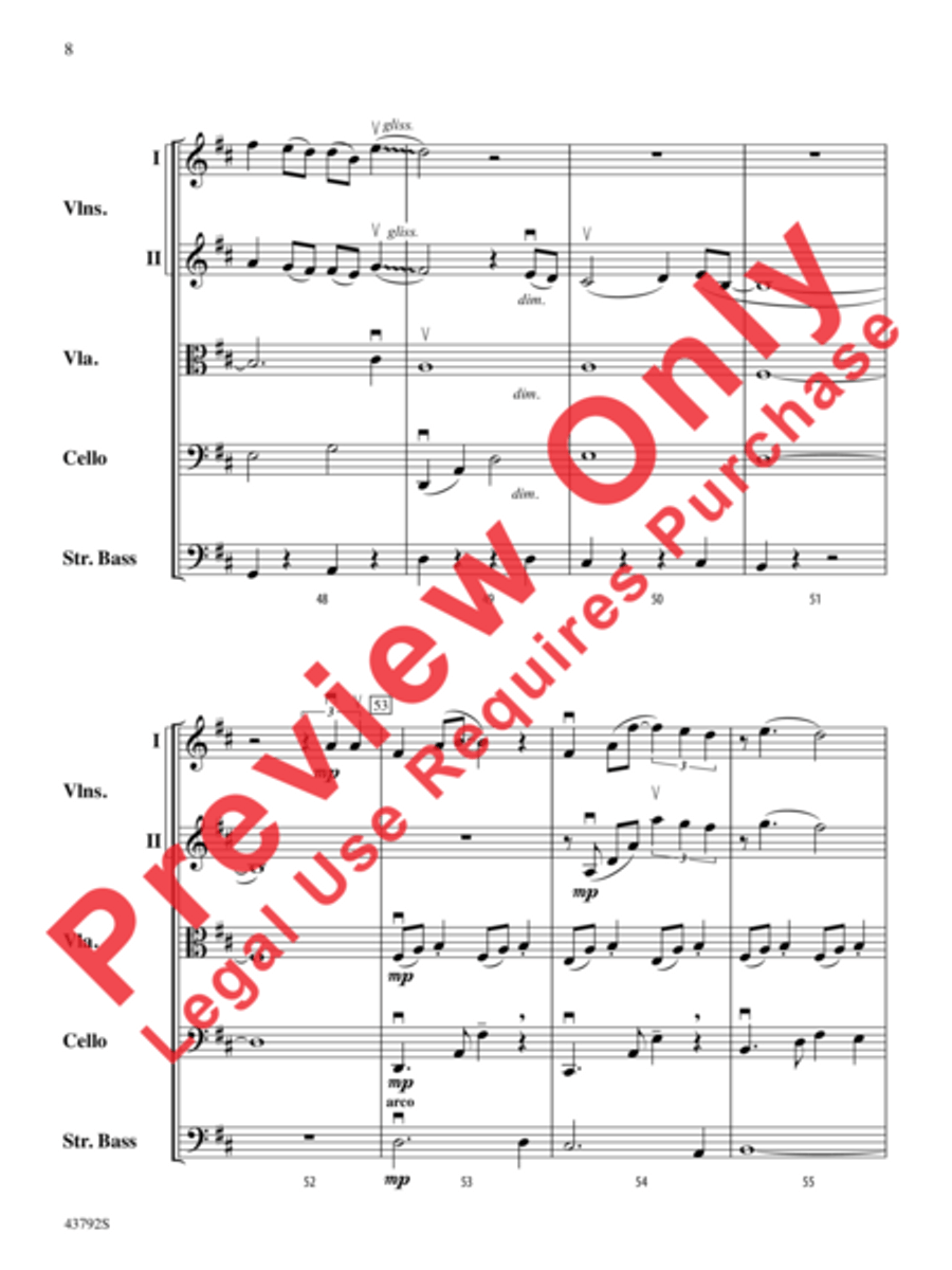 I Don't Want to Miss a Thing String Orchestra scores gallery preview page 27