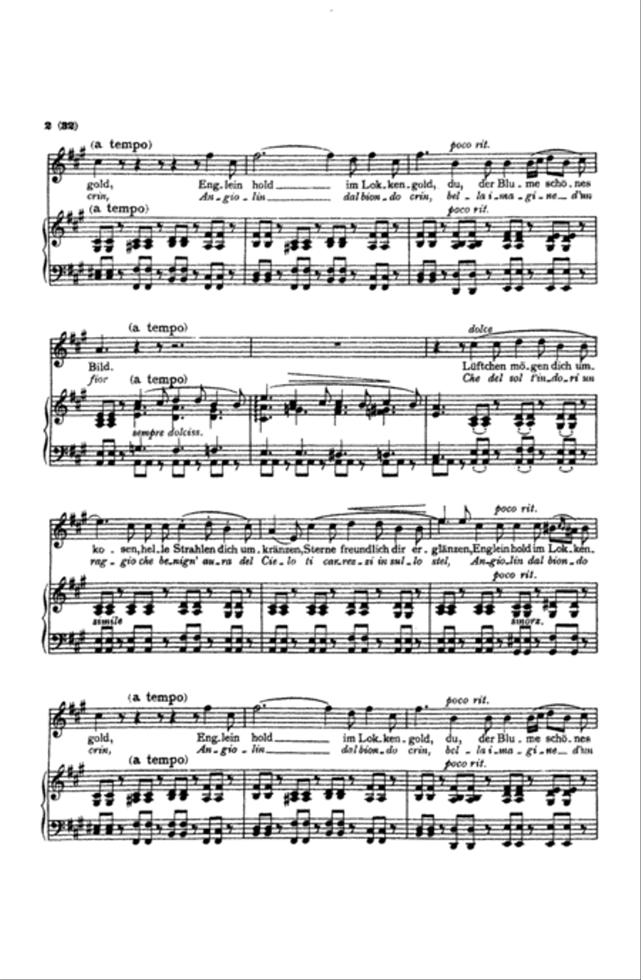 Liszt: Songs, Volume III, Nos. 1-22 (German) Voice scores gallery preview page 2