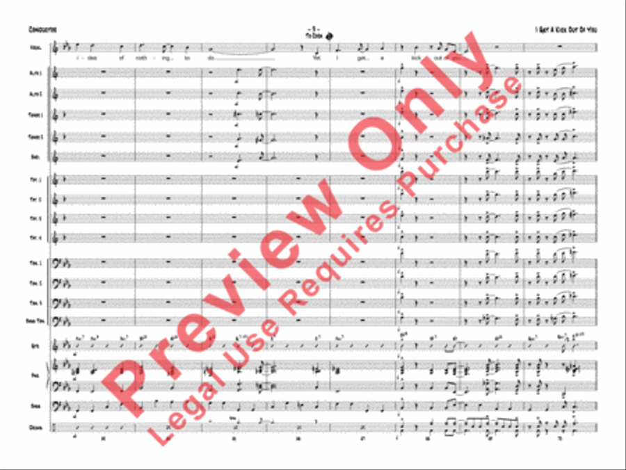 I Get a Kick Out of You Jazz Ensemble scores gallery preview page 30