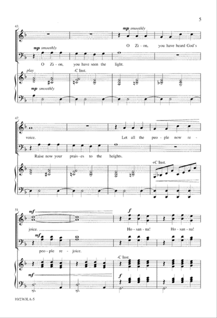 Let the Rocks Keep Their Silence 4-Part scores gallery preview page 5