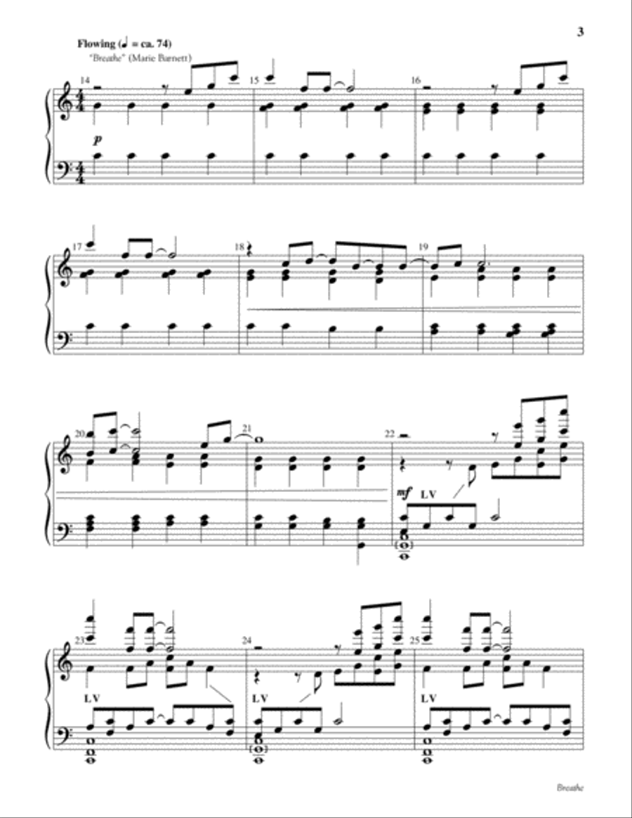 Breathe Breathe 4-Part scores gallery preview page 3