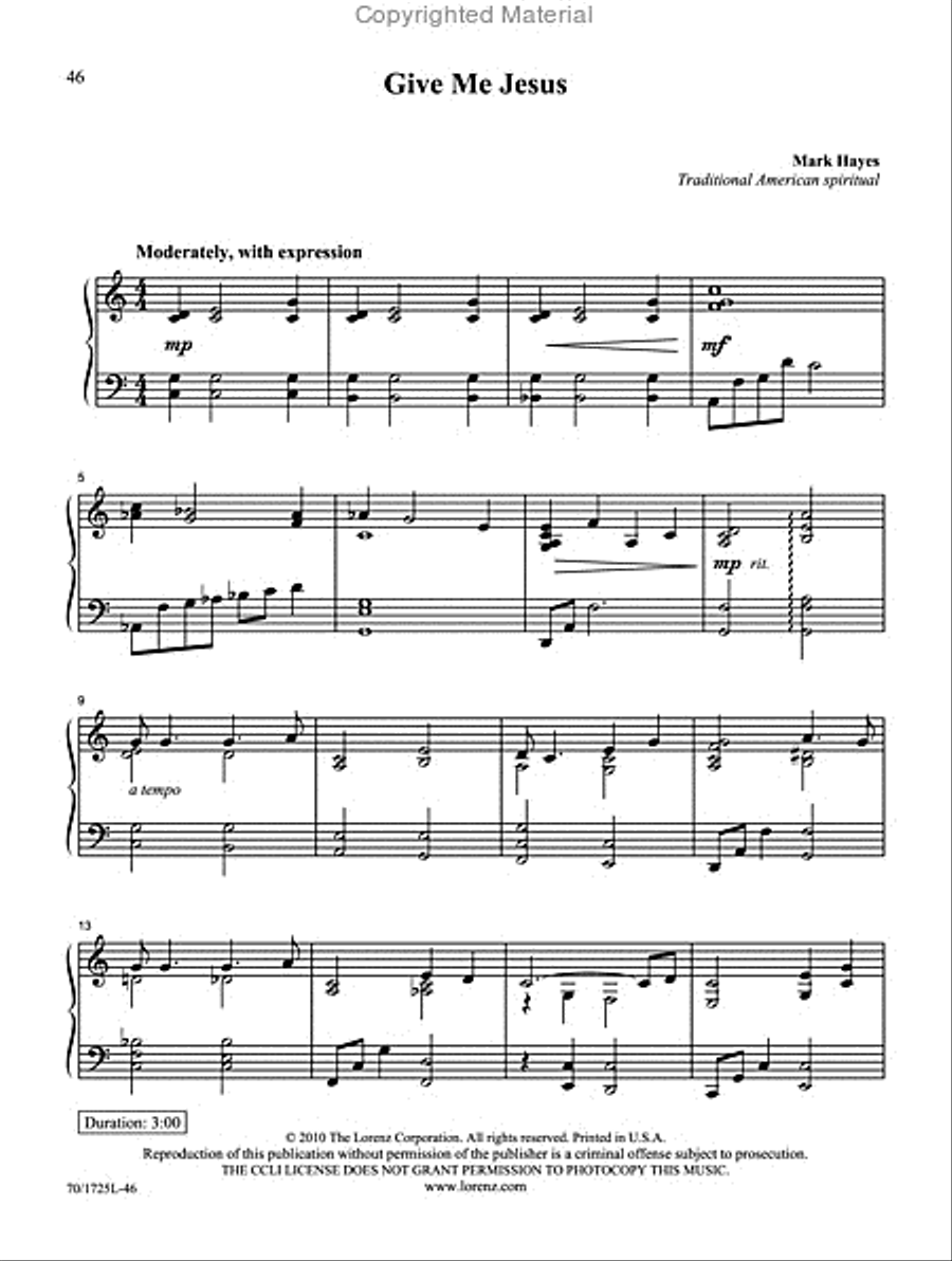Spirituals We Love Piano Solo scores gallery preview page 5